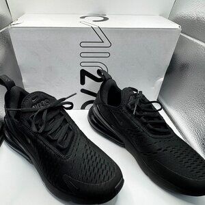 Nike Air Max 270 Triple Black Sneakers Women’s Size 7